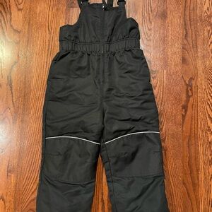 Wonder Nation Kid's Black Winter Snow Bib Size 5T